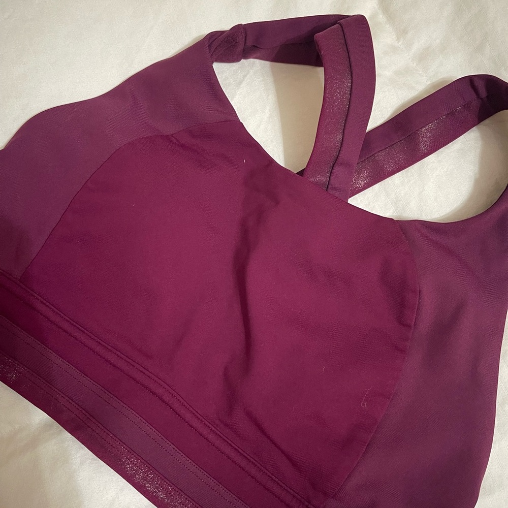 lululemon athletica Deep Purple Sports Bra